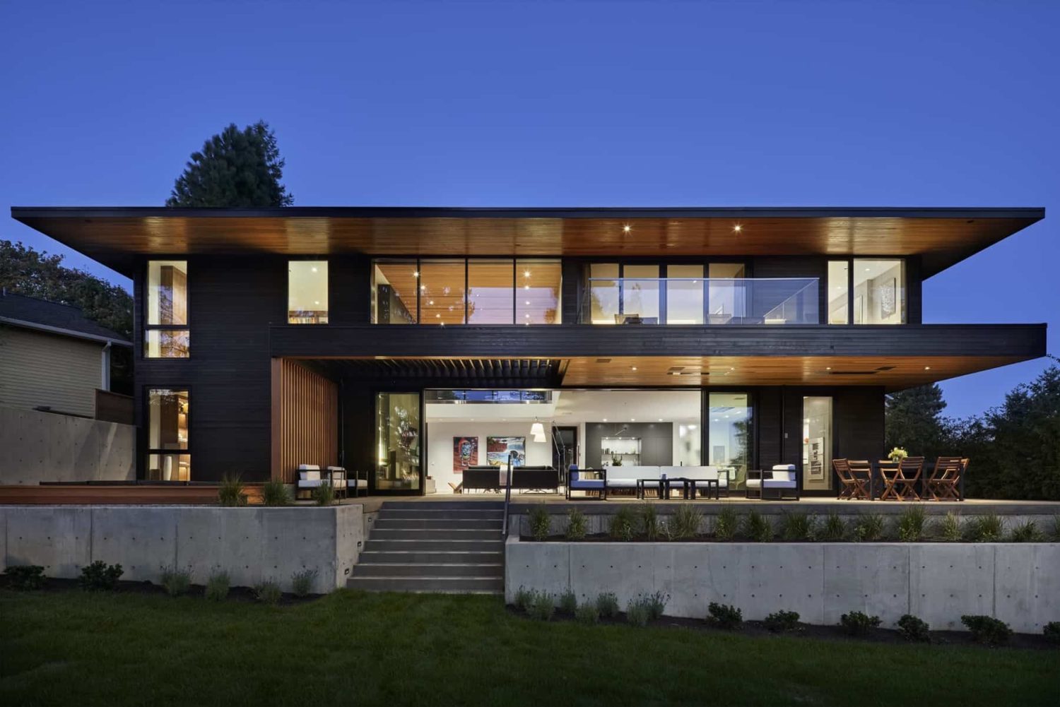 maple rock modern house in portland