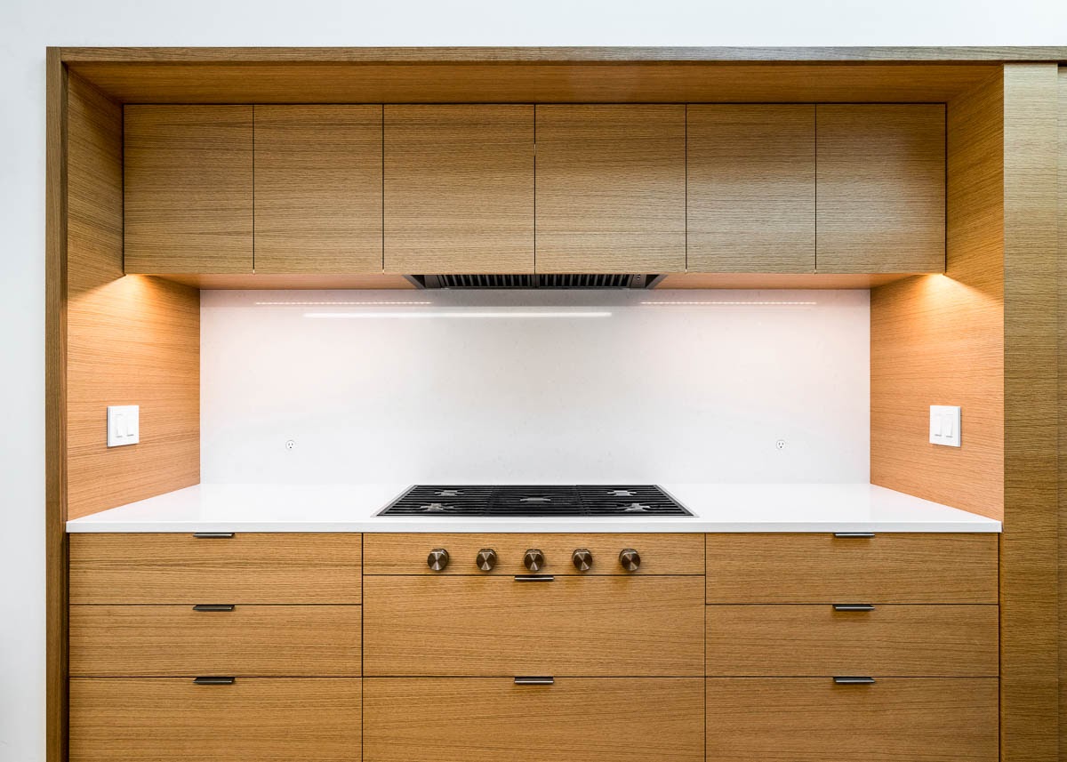 Modern Kitchen Stove & Cabinetry Design by Architect Paul McKean